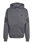ADIDAS SPORTSWEAR Športová mikina so zipsom 'FI'  čadičová / čierna
