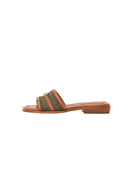 MICHAEL Michael Kors Šľapky  karamelová / tmavohnedá