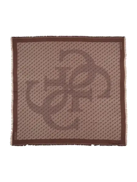 GUESS Šatka 'ERICA'  tmavohnedá