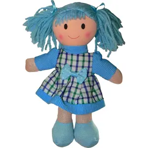 Hm Studio Bábika handrová 20 cm Modrá