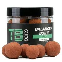 Tb baits vyvážené boilie balanced + atraktor krill 100 g 20-24 mm