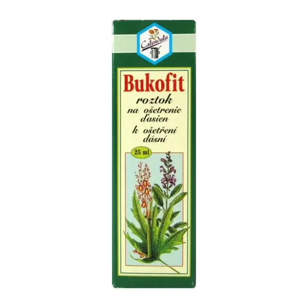Calendula Bukofit roztok k ošetření dásní 25 ml
