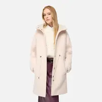 Beige Women's Coat Geox Kleopy - Women's