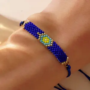 Glass Seed Bead Link Bracelets