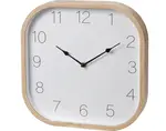 Nástenné hodiny 30x30 cm, drevený vzhľad%