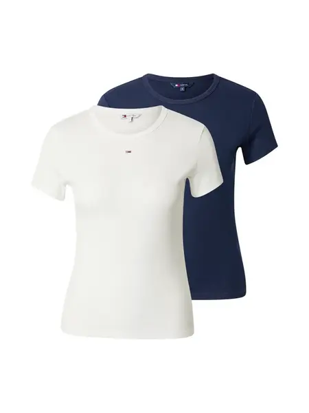Tommy Jeans Tričko 'ESSENTIAL'  biela
