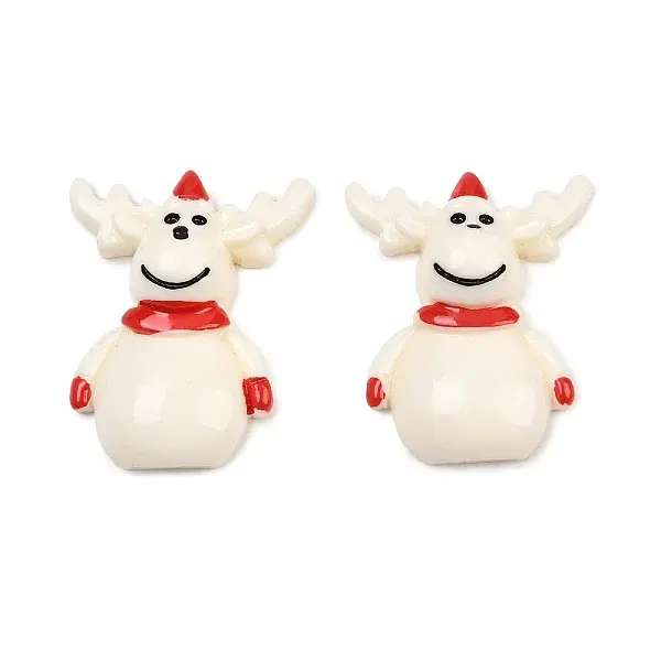 Christmas Opaque Resin Cabochons