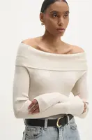 Svetr Answear.LAB dámský, béžová barva, lehký