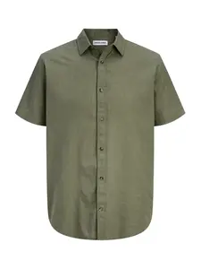 JACK & JONES Košeľa 'JJESummer'  olivová