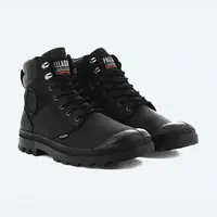 Boty Palladium Pampa Shield Wp+ Lth pánské, černá barva