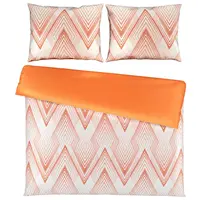 Novel OBOUSTRANNÉ POVLEČENÍ, satén, terracotta, 200/200 cm