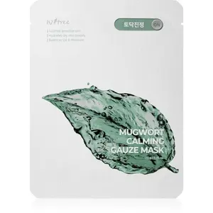 Isntree Real Mugwort upokojujúca plátienková maska pre citlivú a podráždenú pleť 1 ks