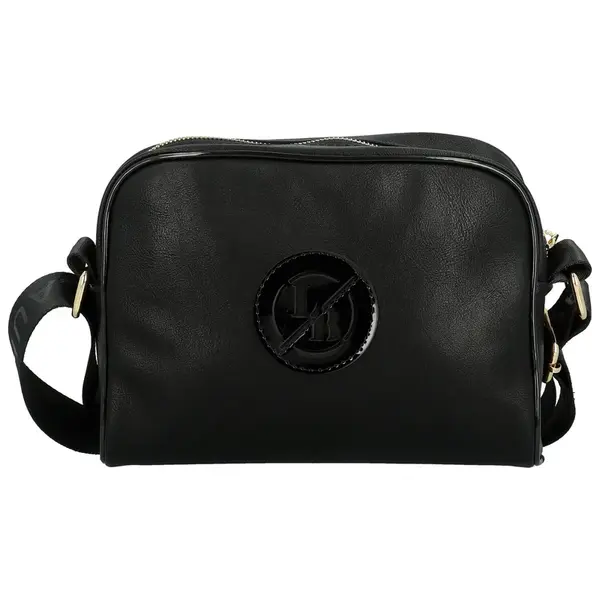 Dámská crossbody kabelka černá - Laura Biaggi Tasilo
