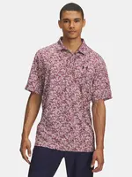 Men's Under Armour UA Playoff 3.0 Printed Polo-PNK T-Shirt - Men's