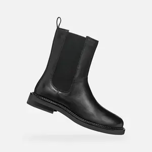 Black women's ankle boots Geox Serilda - Women's