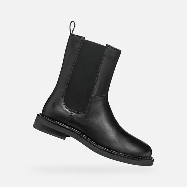 Black women's ankle boots Geox Serilda - Women's