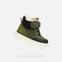 Boys First Steps Geox Willaboom AB Dark Green - Boys