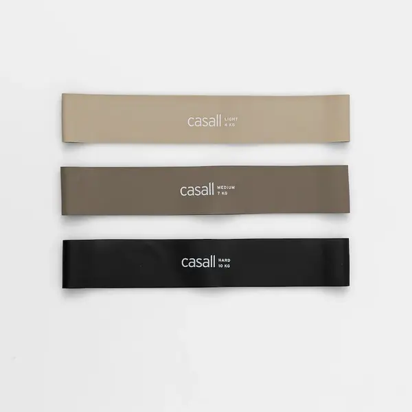 Cvičební odporové pásy Casall 3-pack růžová barva, 54315