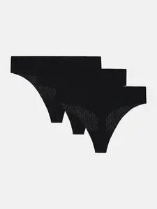 Under Armour UA Pure Stretch Mesh THONG Thong - 3pk - Women's Thong