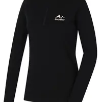 Husky Merow Zip L XXL, black Merino termoprádlo triko