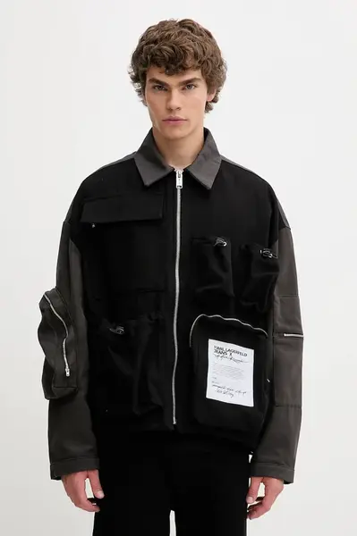 Bavlnená bunda Karl Lagerfeld Jeans