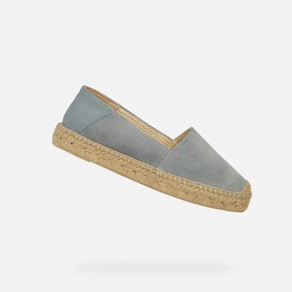 Sivé dámske espadrilky Geox Lampedusa