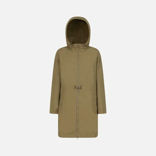 Geox Bulmya Olive Women's Parka - Women's