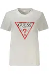 GUESS JEANS SHORT SLEEVE T-SHIRT WOMEN WHITE