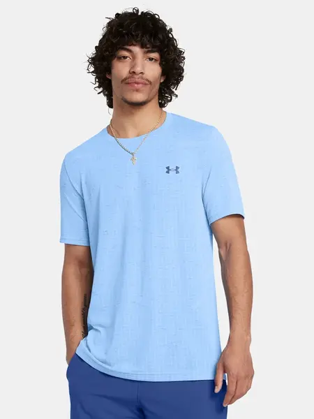Men's T-shirt Under Armour Vanish Seamless Grid SS-BLU - Men's