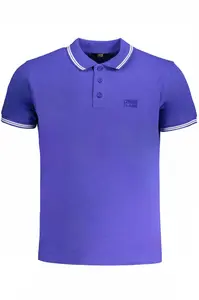 Pánske modré polo tričko Cavalli Class