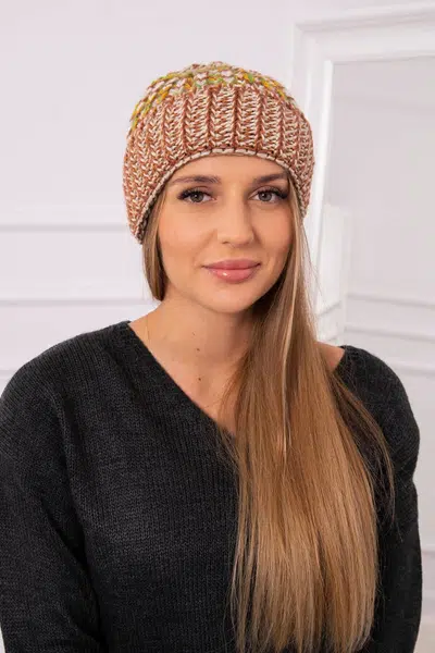 Kesi Dámska čiapka Iris K348 svetlo hnedá