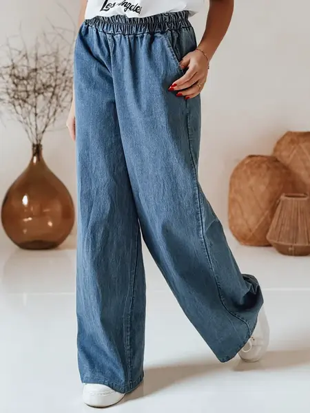 Dámske džínsy DENIMJOY granátové