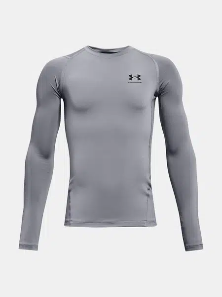 Boys' T-shirt Under Armour UA HG Armour LS-GRY - Boys