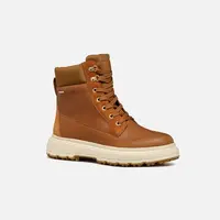 Brown women's ankle boots Geox Lamide+Grip ABX - Women's