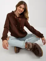 Sweatshirt-TW-BL-BL-1003.95P-dark brown