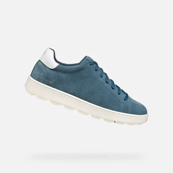 Light blue men's sneakers Geox Spherica ECUB-1 - Men