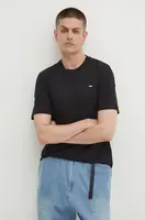 Bavlněné tričko Wood Wood Essential Sami Classic T-shirt černá barva, 20005711.2491