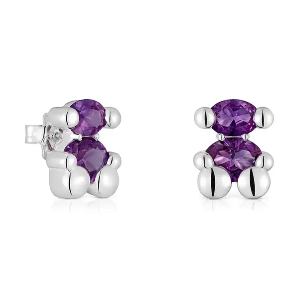 Stříbrné náušnice Tous Bold Bear Lab