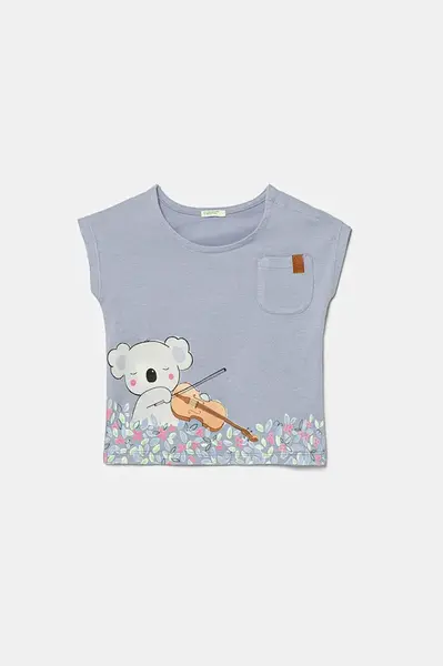 Bavlněné dětské tričko United Colors of Benetton