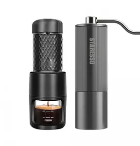 Staresso Classic a ruční mlýnek Staresso Discover cestovní sada Kávovar, mlýnek