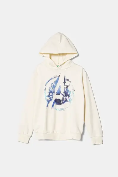 Dětská bavlněná mikina United Colors of Benetton x Marvel