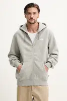 Mikina Dickies SUMMERDALE ZIP THROUGH pánská, šedá barva, s kapucí, hladká, DK0A4YQA