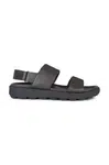 Kožené sandály Geox U SPHERICA EC6 pánské, hnědá barva, U45GWC 00085 C6006