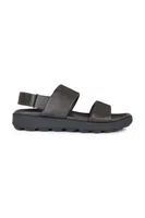 Kožené sandály Geox U SPHERICA EC6 pánské, hnědá barva, U45GWC 00085 C6006