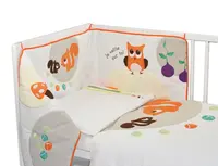 TULIMI 3D Luxusní set 135x100, mantinel + povlečení do postýlky