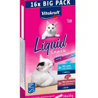 Vitakraft Liquid Snack MP játrovka + losos 16x15 g