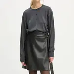 Vlněný svetr By Malene Birger MONTIE šedá barva, lehký, Q72580003