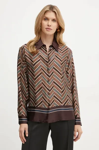 Hedvábné tričko Luisa Spagnoli LIQUIRIZIA