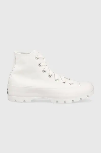 Kecky Converse Chuck Taylor All Star Lugged Hi dámské, bílá barva, 565902C
