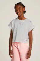 Dětské tričko Tommy Hilfiger bílá barva, KG0KG08300